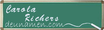 Carola Richers Visitenkarte